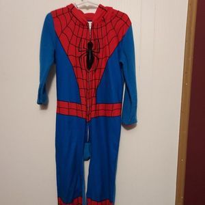 Marvel Spiderman fleece suit size 4/5